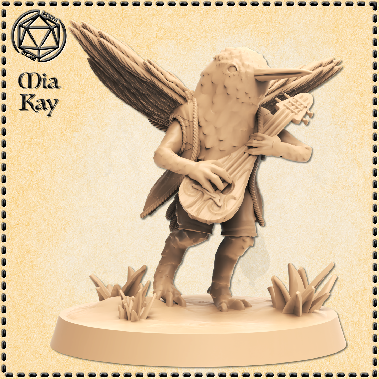 Dungeons & Dragons Hummingbird Bard Miniature