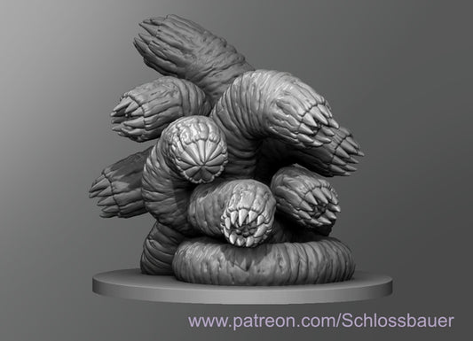 Dungeons & Dragons Hydra Worm Miniature