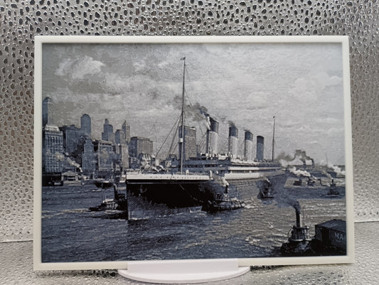 RMS Olympic arrives in NEW YORK - Hueforge