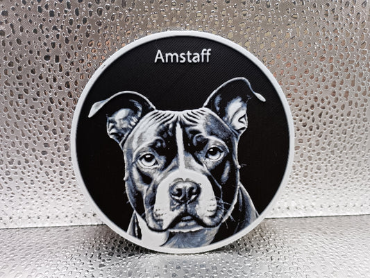 Amstaff Coaster hueforge