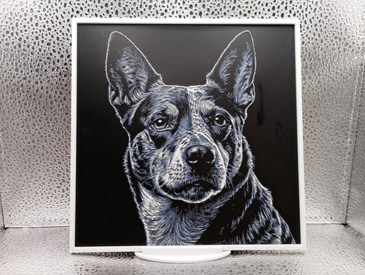Australian Cattle Dog – Hueforge 3D-Printed Artwork