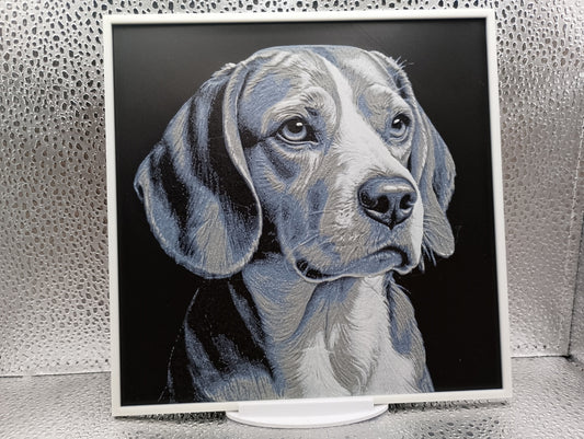Beagle – Hueforge 3D-Printed Artwork