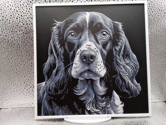 American Cocker Spaniel – Hueforge 3D-Printed Artwork