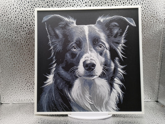 Border Collie – Hueforge 3D-Printed Artwork