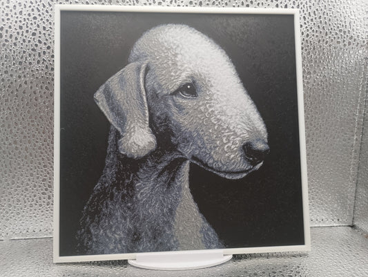 Bedlington Terrier – Hueforge 3D-Printed Artwork
