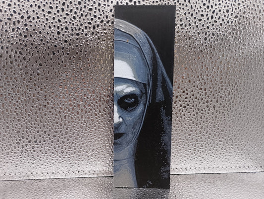 The Nun (Valak) – Hueforge 3D-Printed Bookmark