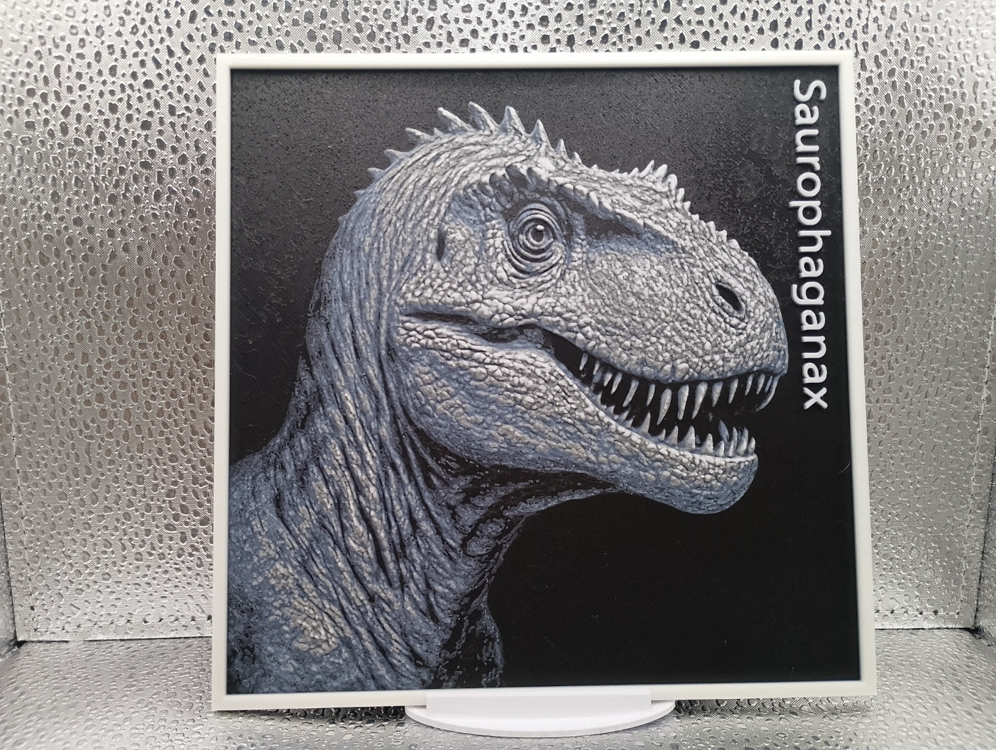 Saurophaganax – Hueforge 3D-Printed Artwork
