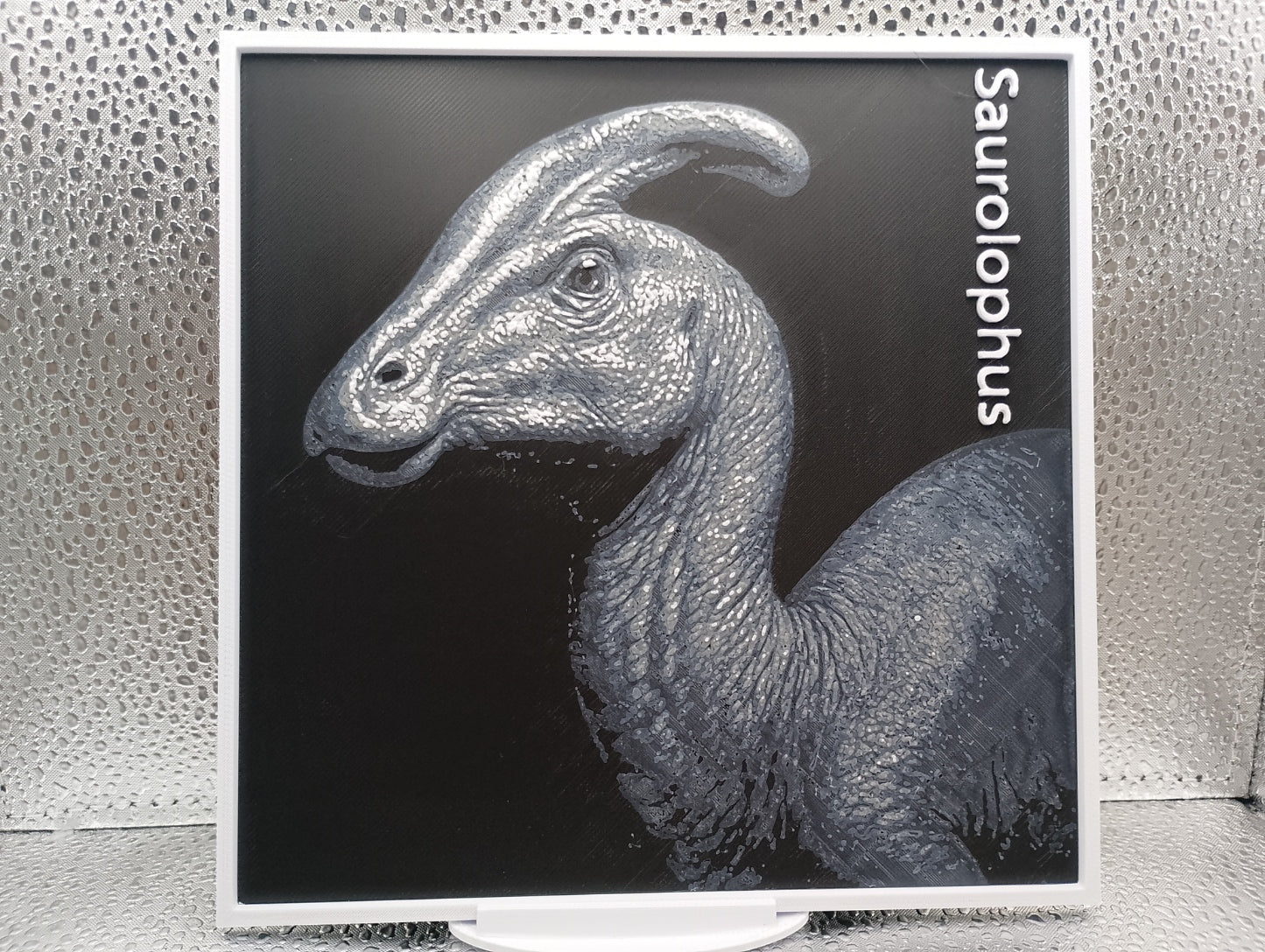 Saurolophus – Hueforge 3D-Printed Artwork
