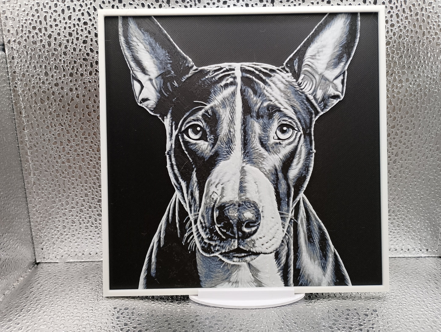 Bull Terrier – Hueforge 3D-Printed Artwork