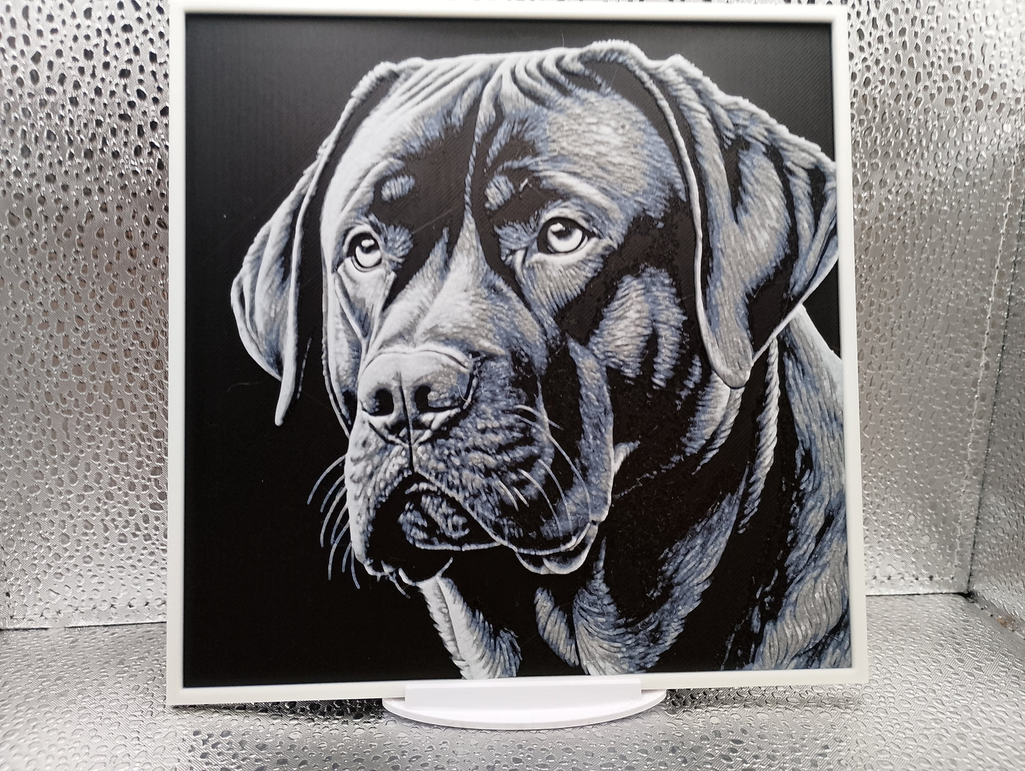 Canarian Mastiff – Hueforge 3D-Printed Artwork