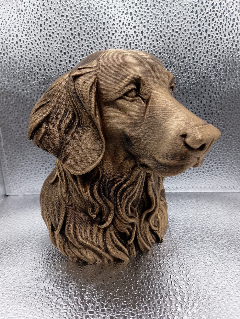 Flat Coated Retriever Bust