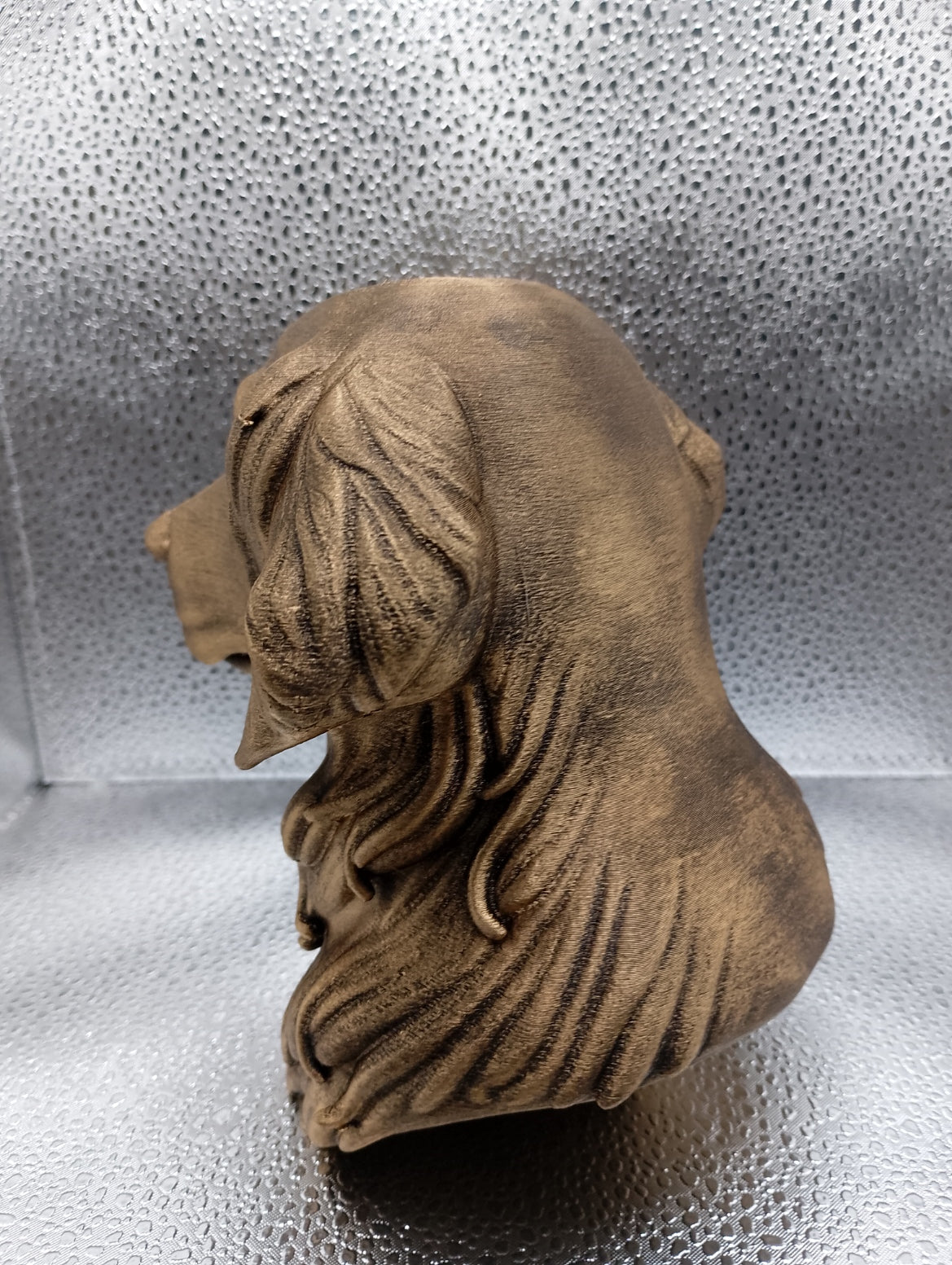 Flat Coated Retriever Bust