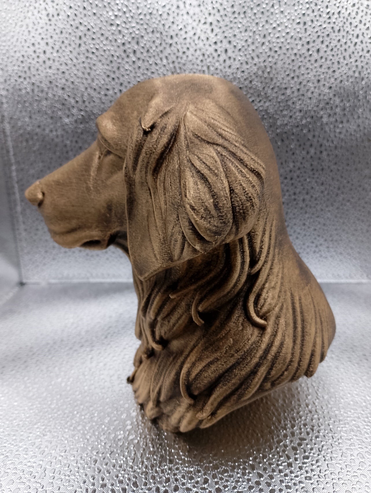 Flat Coated Retriever Bust
