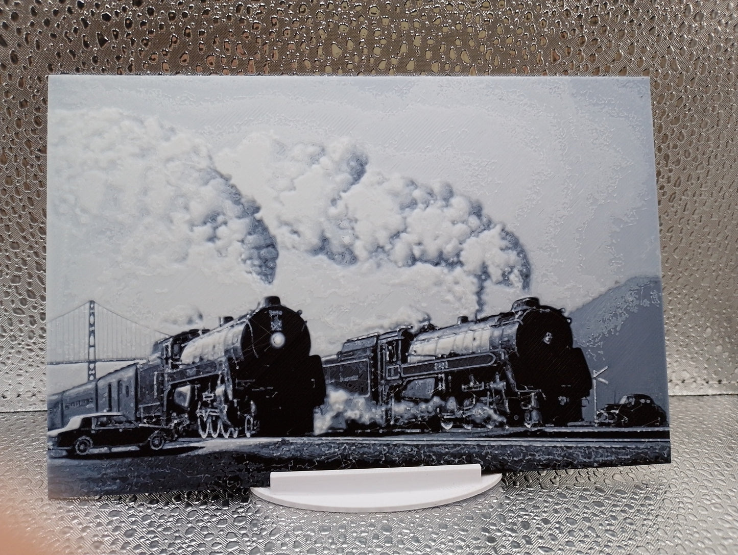 CANADIAN PACIFIC RAILWAY 'HUDSON' SEMI-STREAMLINED 4-6-4 TYPE STEAM LOCOMOTIVE No 2860 'BRITISH COLUMBIA' - BUILT BY THE MONTREAL LOCOMOTIVE WORKS (MLW) 1940 - ROYAL TRAIN - 1951 - 'ROYAL HUDSON'