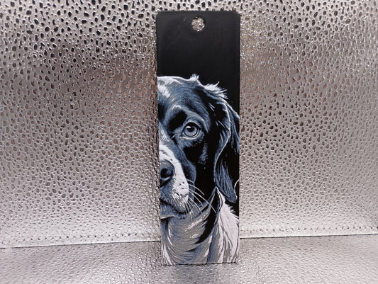 Brittany Spaniel Bookmark – Hueforge