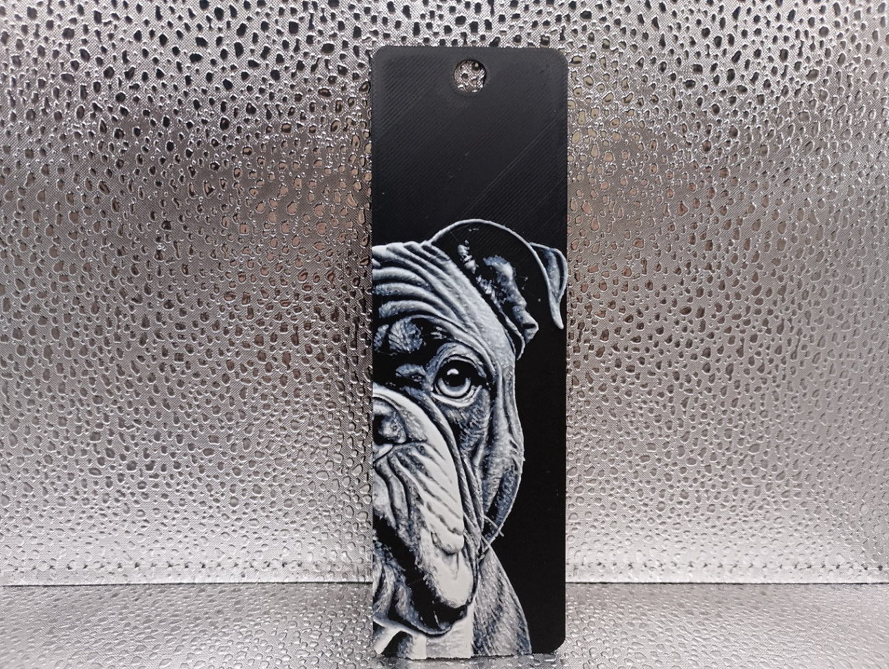 Old English Bulldog Bookmark – Hueforge