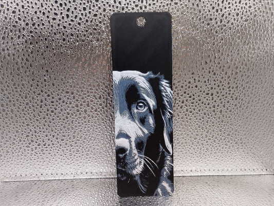 Flat-Coated Retriever Bookmark – Hueforge