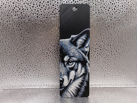 Wolfspitz (Keeshond) Bookmark – Hueforge