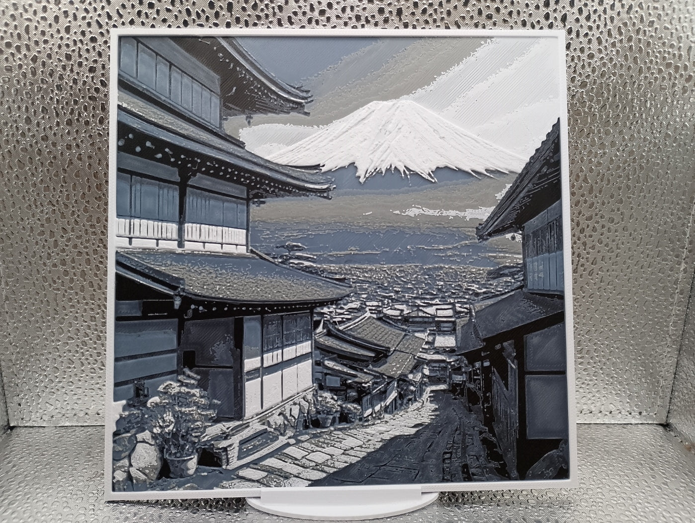 Old Town Pathway to Mount Fuji – Hueforge