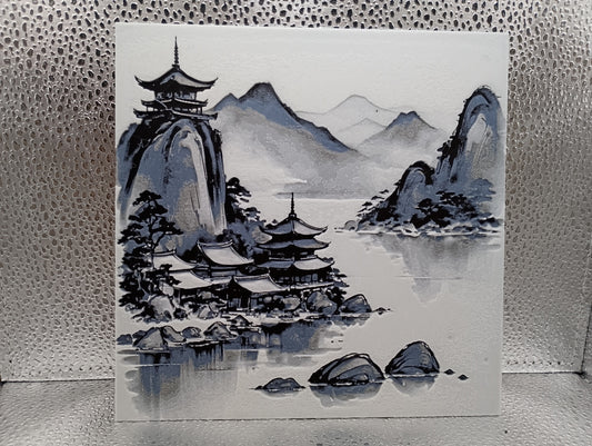 Japanese Mountain Scenery – Hueforge