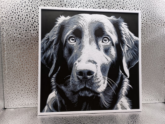 Flat Coated Retriever – Hueforge