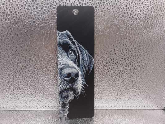 German Wirehaired Pointer Bookmark – Hueforge