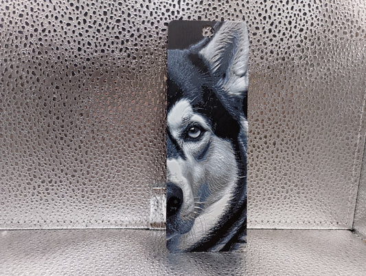 Siberian Husky Bookmark – Hueforge