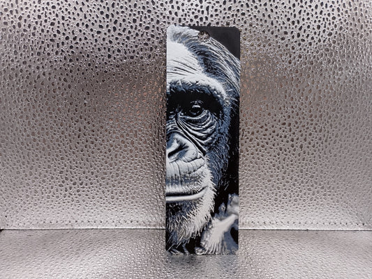 Chimpanzee Bookmark - Hueforge
