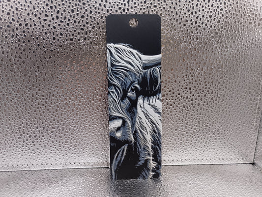 Highland Cow Bookmark – Hueforge