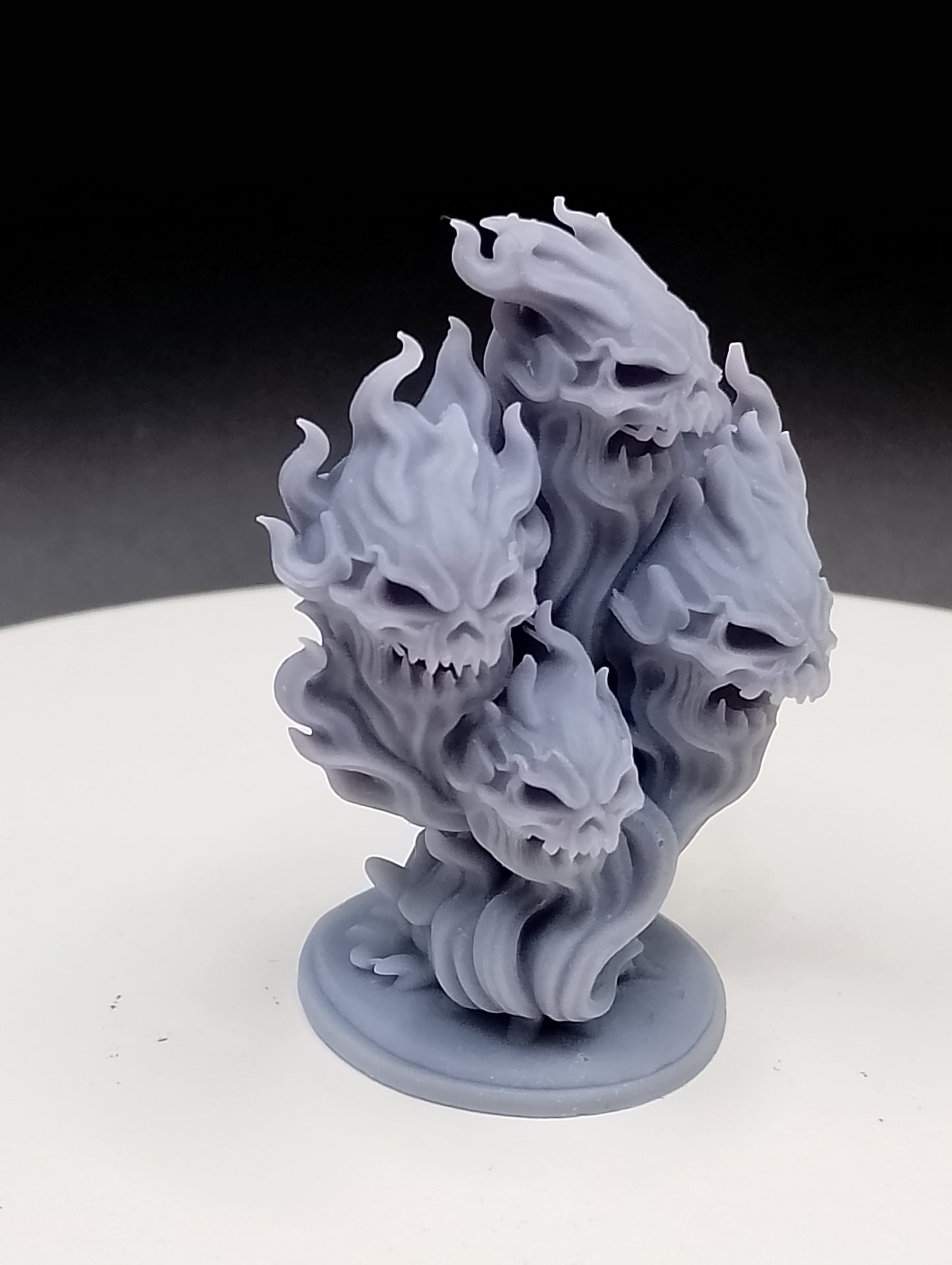 Dungeons & Dragons Four-Headed Fire Elemental Flame Monster Miniature