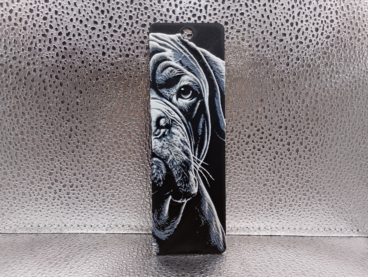 Dogue de Bordeaux Bookmark – Hueforge