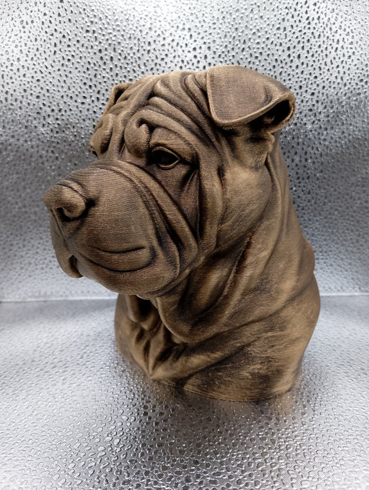 Shar Pei Bust