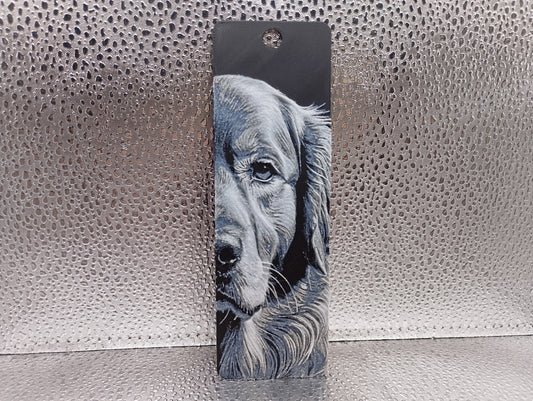 Golden Retriever Bookmark – Hueforge