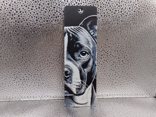 American Staffordshire Terrier (Amstaff) Bookmark – Hueforge