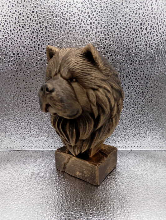 Chow Chow Bust