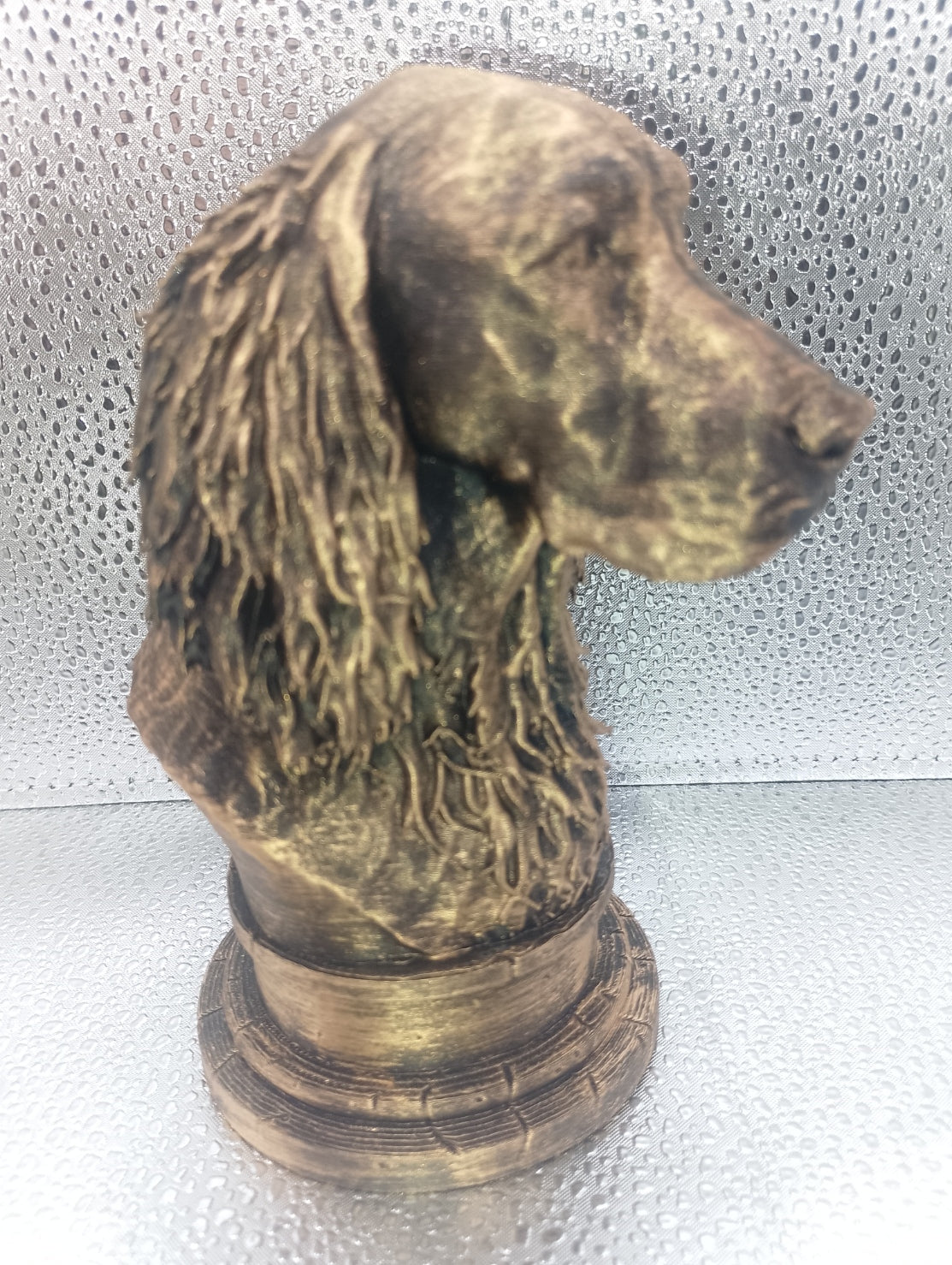 Blue Picardy Spaniel Bust