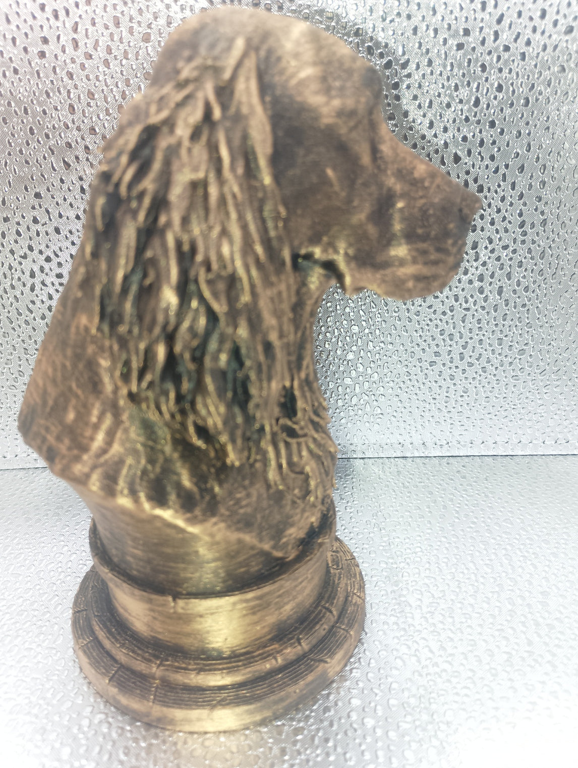 Blue Picardy Spaniel Bust