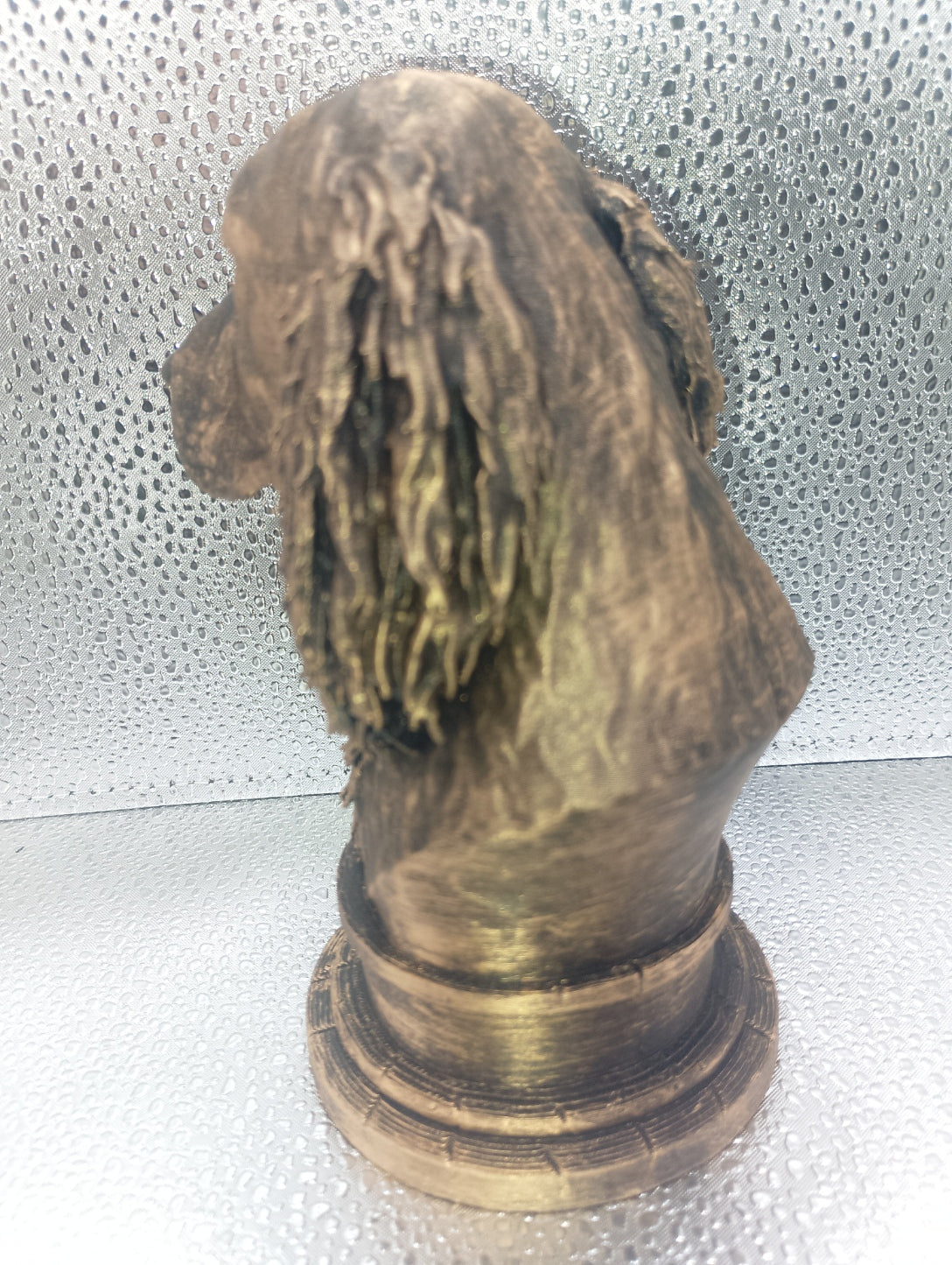Blue Picardy Spaniel Bust