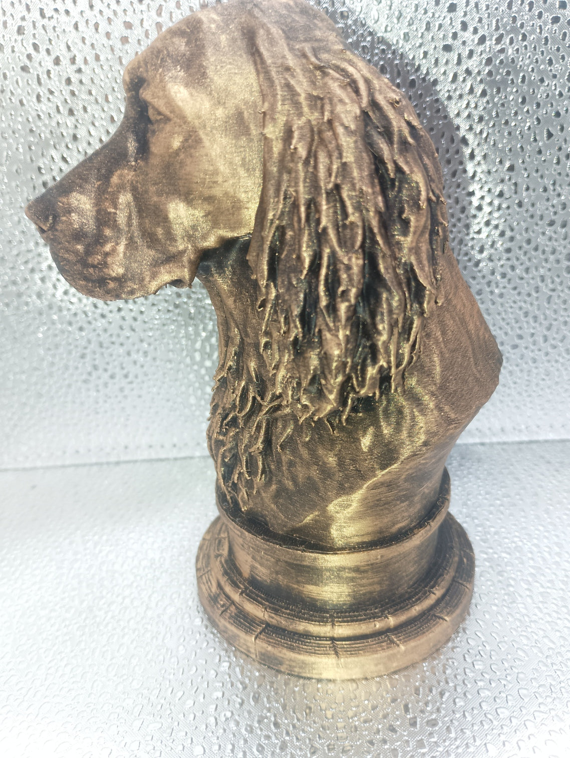 Blue Picardy Spaniel Bust