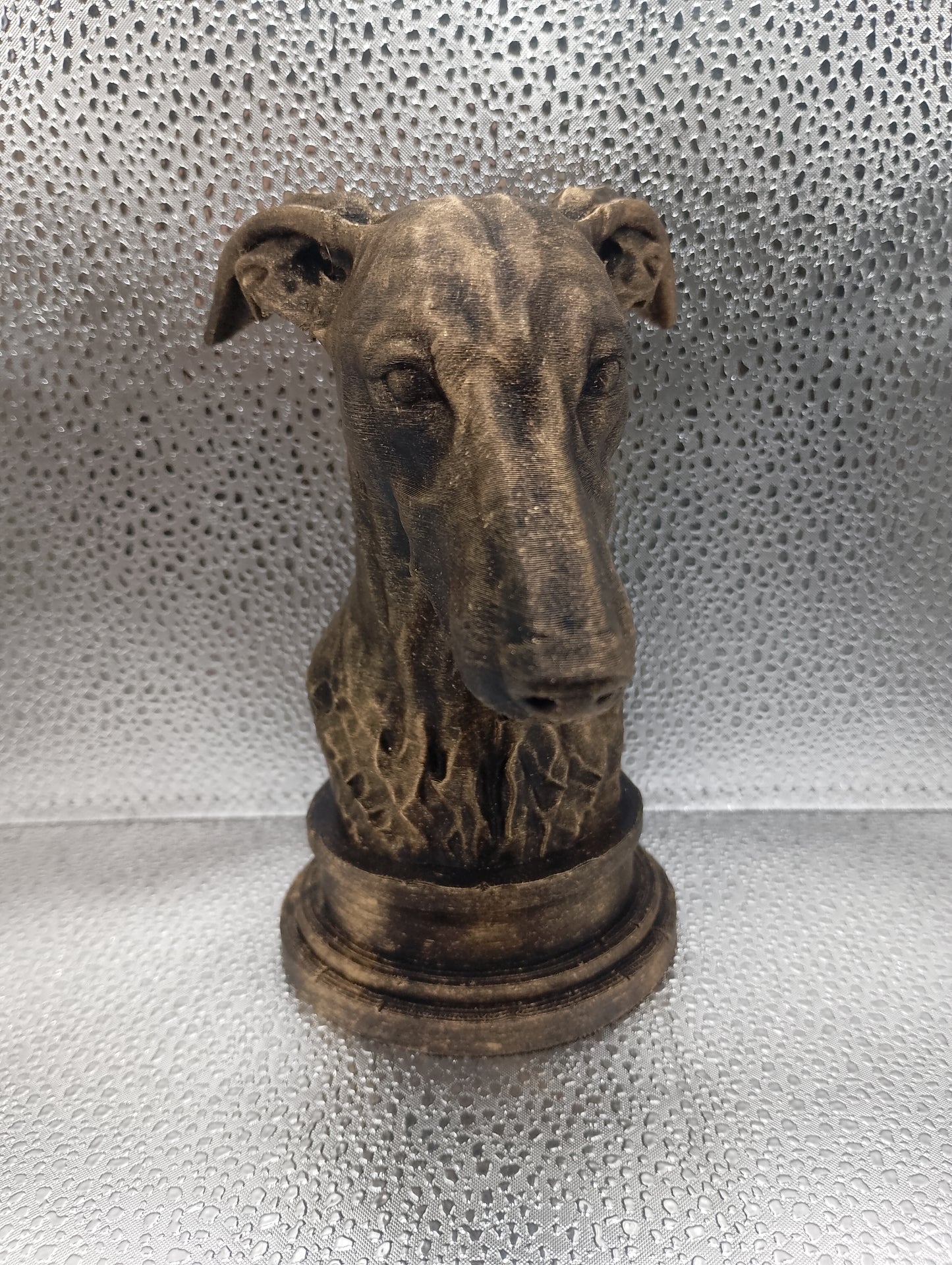 Whippet Bust