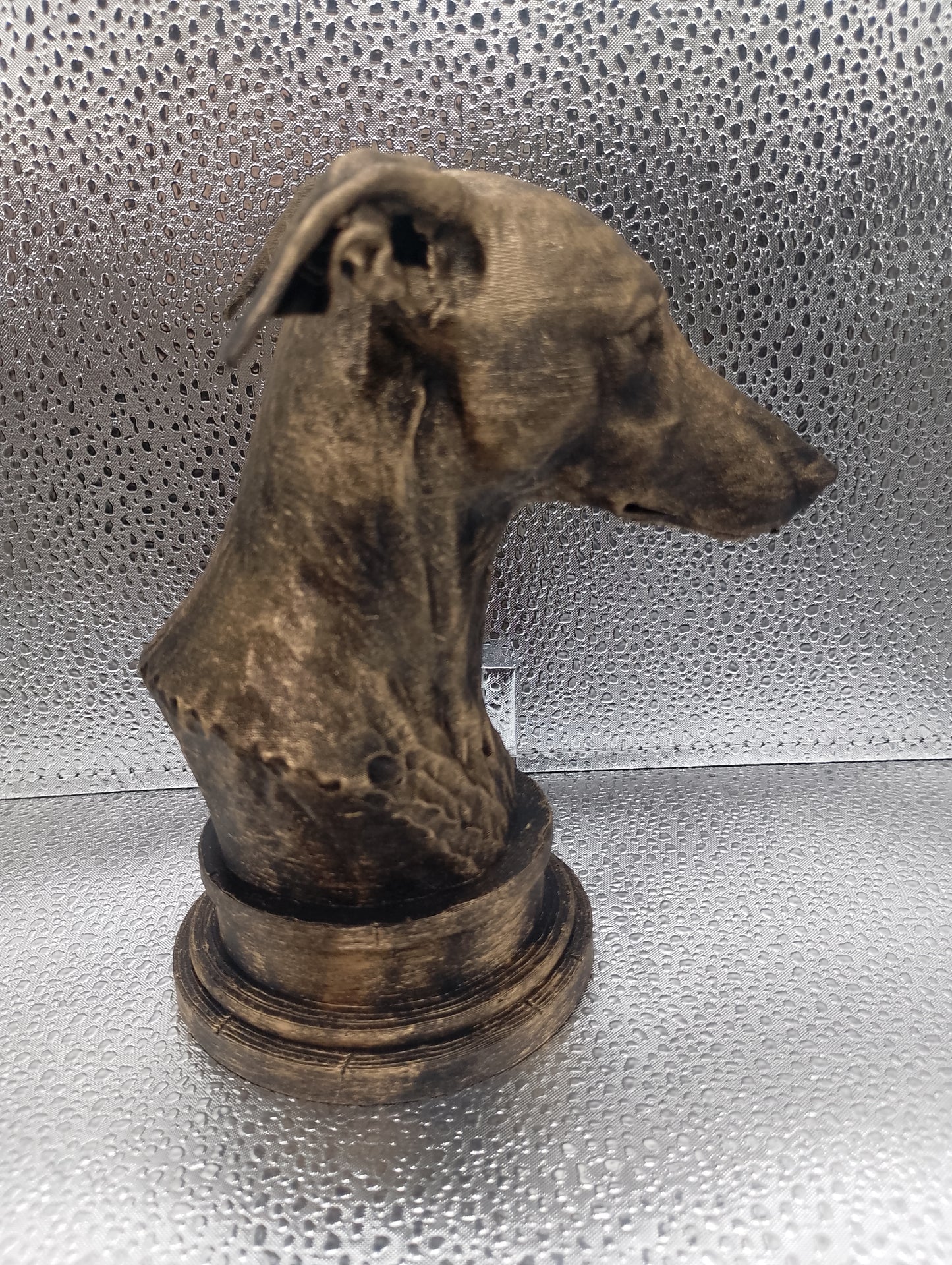 Whippet Bust