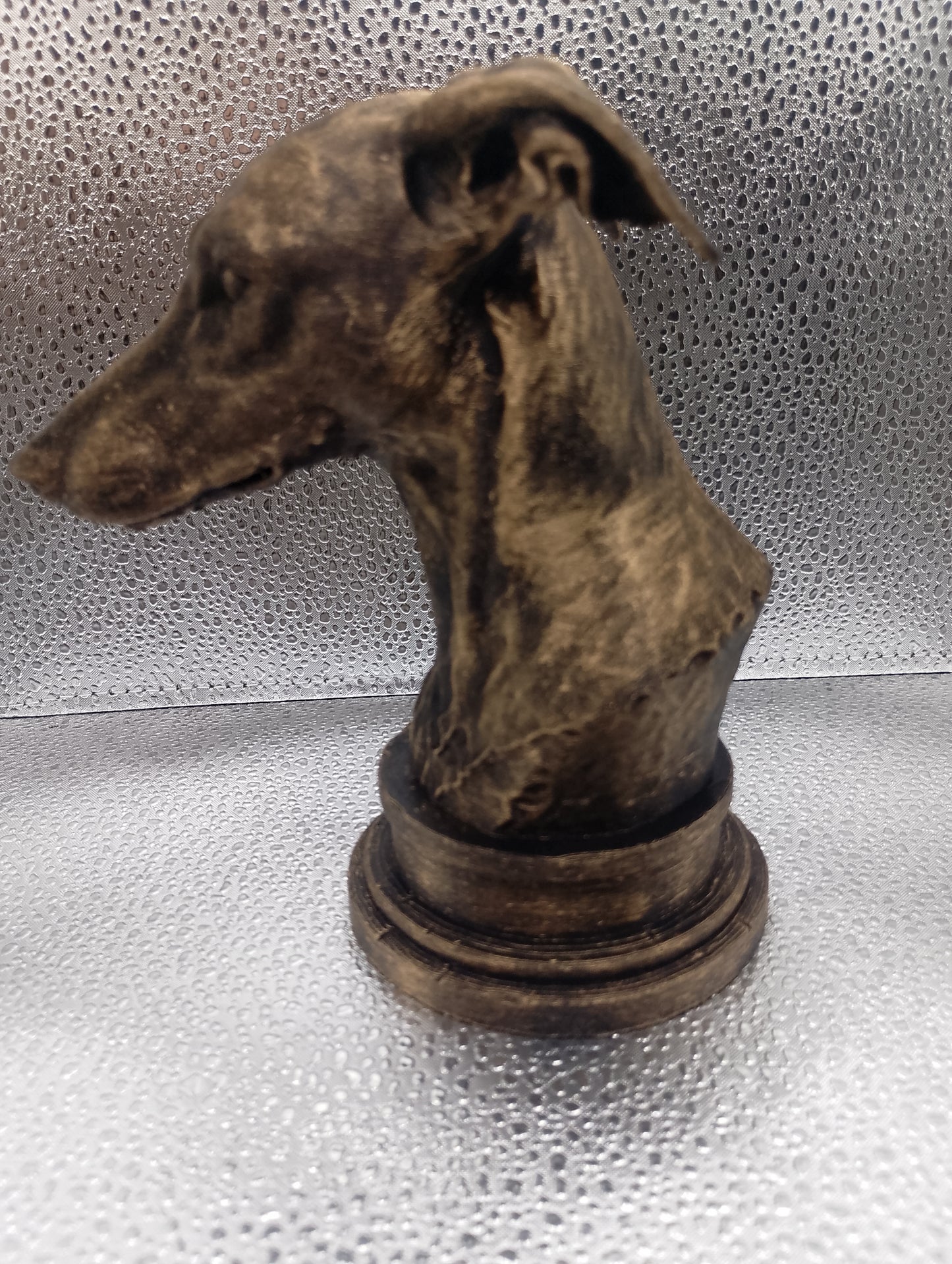 Whippet Bust