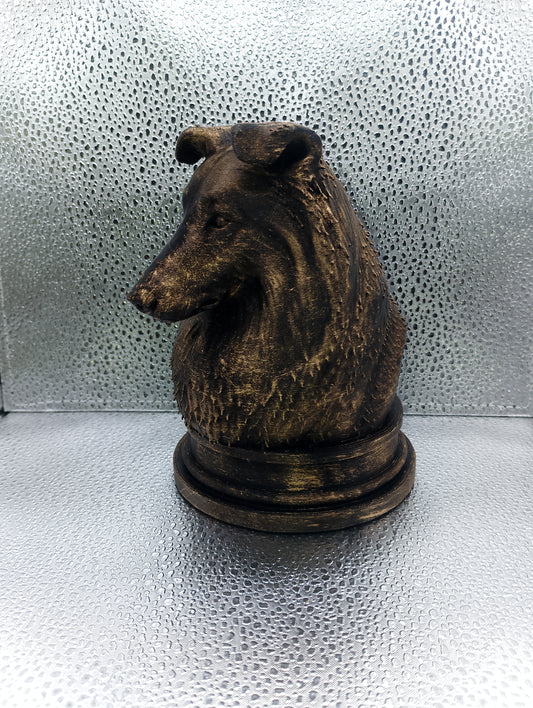 Rough Collie Bust