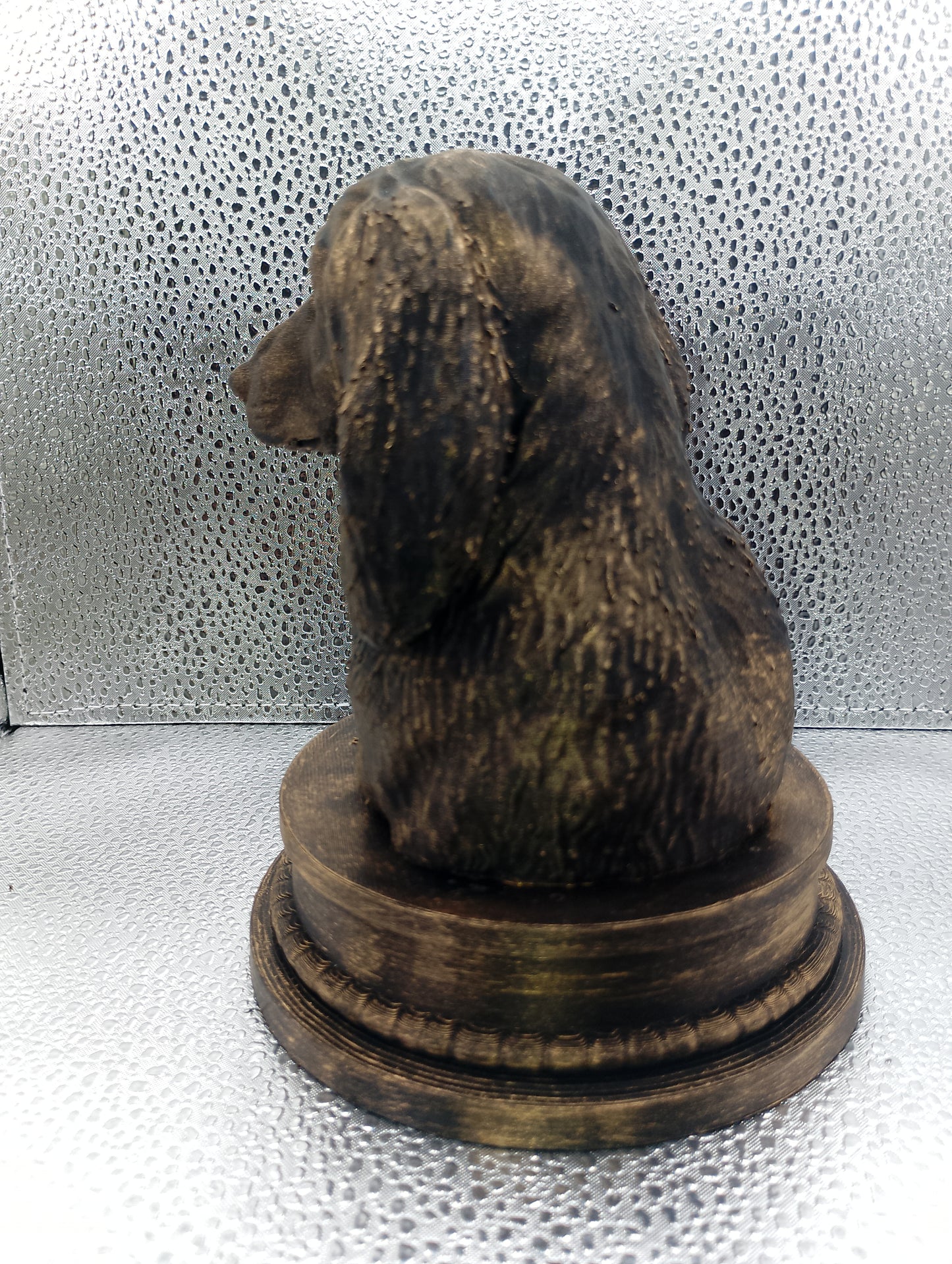 Long Haired Dachshund Bust