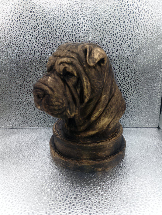 Shar Pei Bust