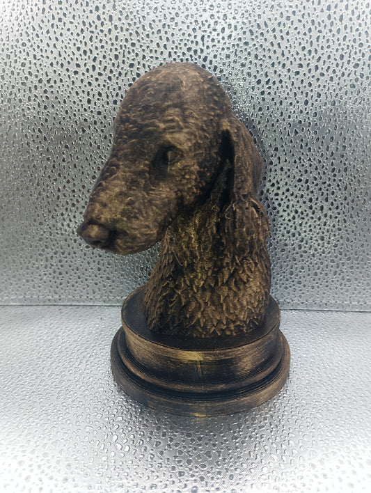 Bedlington Terrier Bust