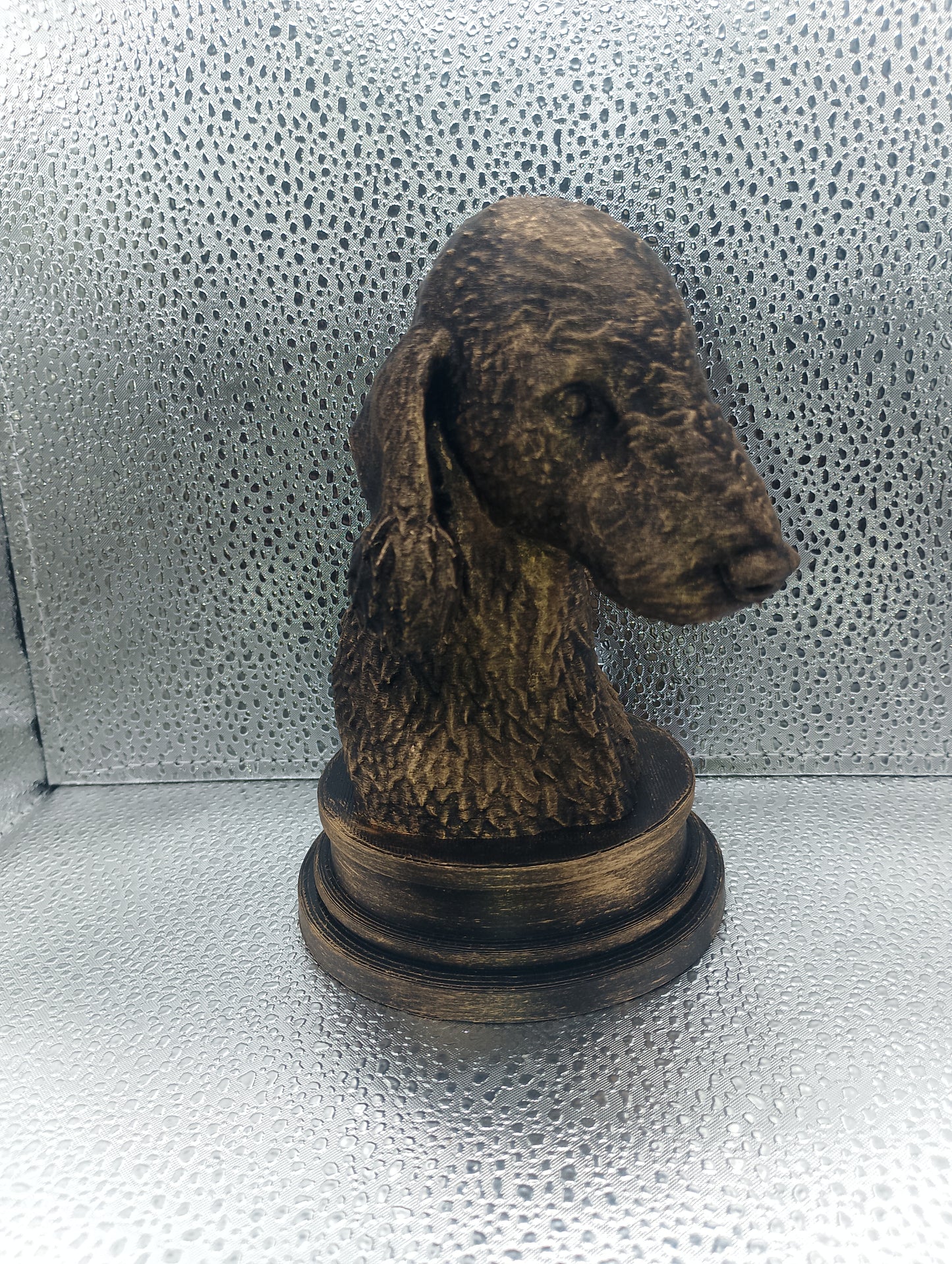 Bedlington Terrier Bust