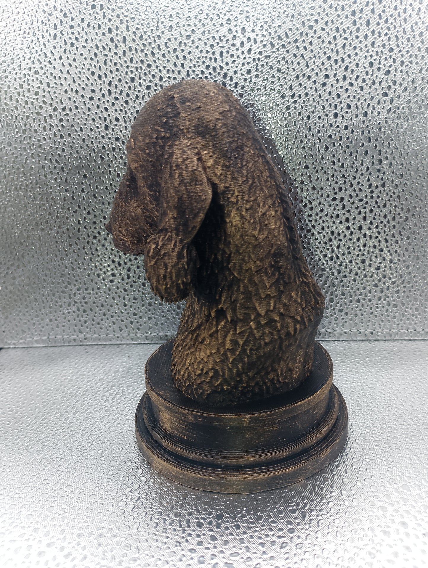 Bedlington Terrier Bust