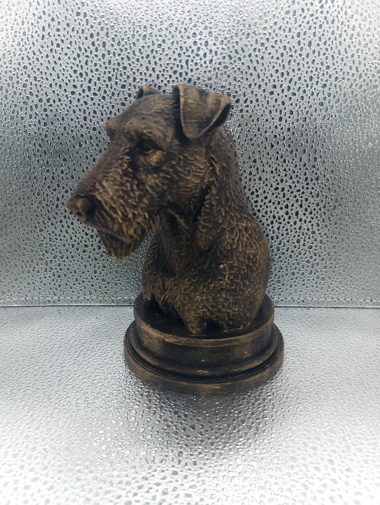 Airedale Terrier Bust