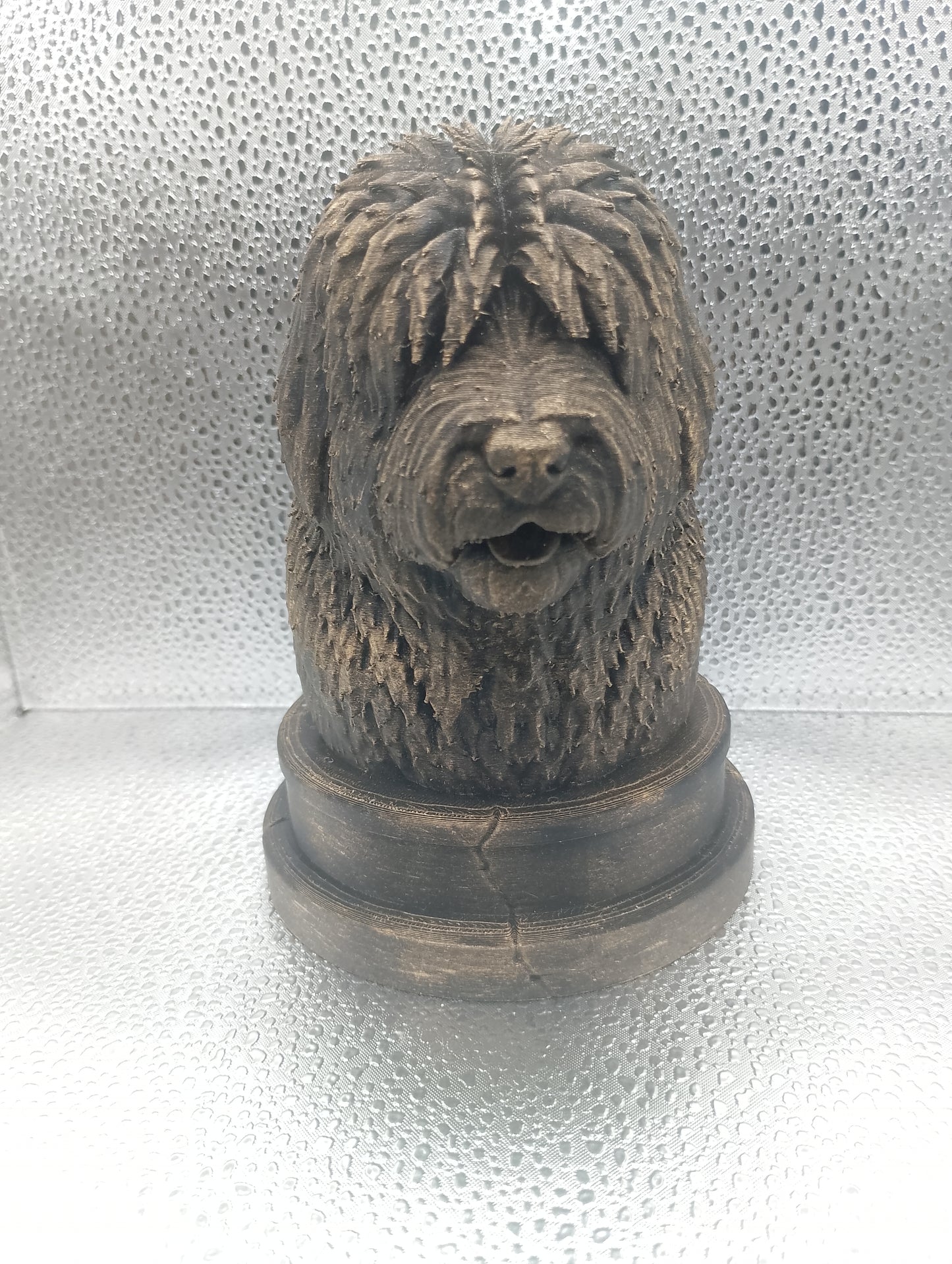 Old English Sheepdog Bust